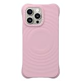 CASETiFY ウェーブ シリコン iPhone 15 Pro Max ケース [波型シリコン/MagSafe対応/耐衝撃] - プリムローズ ピンク