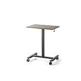 コーヒーテーブル怠惰なラップトップテーブル|表モバイル昇降テーブルベッドサイド|ライティングデスクソファサイドテーブルベッドルームダイニングテーブル M03/04 (Color : Walnut color)