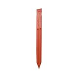 リプロ 仮杭 測量杭 表示杭 200本セット 赤色 565
