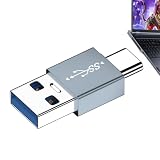 アダプタ L型 90度 直角、小型で便利な Type-C アダプター、USB A - USB C アダプター、方向変換アダプター オス×メス、L型 90度 直角 方向変換アダプター オ、USB C から USB アダプター、USB 90 度アダプター ロープロファイル、USB 3.1 プロトコルをサポー