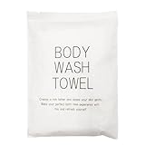 伸縮ボディタオル（ストレッチタオル） シンプル柄 Lサイズ