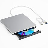 外付けDVD/CD 再生ドライブUSB3.0 対応可ポータブルCD DVDドライブ 外付け 視聴 読書 書込対応 CD/DVD ディスク読み込み 書き込み 再生 プレイヤー 焼き ダビング対応Window/Mac OS対応