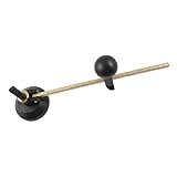 uxcell ガラスカッター　レバーコンパスグラスサークル　20cm長　円形カッター　ブラック　メタル製