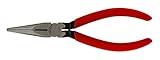 Xcelite 51NCG Forged Alloy Steel Needle Long Nose Plier with Cushion Grip, 6' Length, 1-7/8' Jaw Len