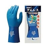 ショーワグローブ No.281 テムレス L ブルー 1双 ×5セット