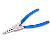 SPEEDWOX スナップリングプライヤー cリングプライヤー 軸用 直爪 握ると先端が開く 先端径1.75mm リング使用範囲19-60mm 全長175mm バネ付 固定式 精密作業 金具 着脱用工