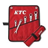 セミショートラチェットコンビネーションレンチセット 首振りタイプ TMSR1AF05SP