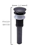 ELLO&ALLO 1 5/8" Pop Up Drain Stopper Lavatory Bathroom Sink Faucet Vessel Vanity Drainer Stopper wi