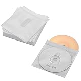 エレコム DVD BD CDケース 不織布 両面収納 30枚入 60枚収納可 ホワイト CCD-NIWB60WH