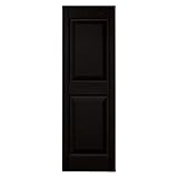 Raised Panel Vinyl Shutters [並行輸入品]