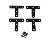 ハイロジック カラーT字金具 50mm QY058 黒