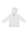 Barefoot Dreams ベアフットドリームス パーカー ベビー 80サイズ Infant Hoodie #B512 (12-18m, White) [並行輸入品]