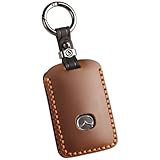 【smasol】互換品 新型 マツダ CX-80 CX8 CX5 CX30 MX30 CX60 CX-30 CX-8 ロードスター 本革 キーケース レザー キーカバー マツダ3 マツダ6 スマートキーケース アクセサリー 本革 ブラウン / 3ボタン