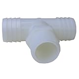 LASCO 19-9569 Tee Barb Fitting with 1-Inch Insert and 3/4-Inch Male Pipe Thread, Nylon by LASCO