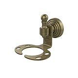 Allied Brass RW-26-ABR Retro Wave Collection Tumbler/Toothbrush Holder, Antique Brass [並行輸入品]