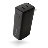 エレコム モバイルバッテリー 5000mAh 30W コンセント一体型 PD対応 2ポート USB-C ブラック EC-C50LBK