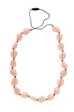 Teething Bling Pink Gemstones Teether Necklace by Teething Bling