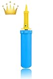 Kimimara ハンドポンプ 空気入れ 2倍速ポンプ バルーン 風船 ビーチボール 浮き輪 エアークッション 空気入れ エアーポンプ ふうせんアクセサリー (1個)