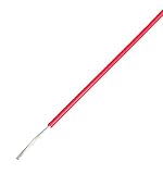 協和ハーモネット UL耐熱ビニル絶縁電線 赤 10m UL1007 AWG24 10m<RD>