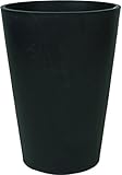ホワイエ リサイクルプラスチック SK円錐ロングポットS ブラック20xH27 3d50027BK