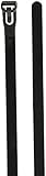Monoprice 105797 8-Inch 50LBS Releasable Cable tie 100-Piece/Pack Black [並行輸入品]