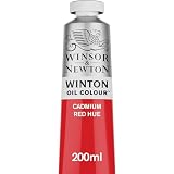 Winsor & Newton ウィンザー&ニュートン 油絵具 ウィンザー&ニュートン ウィントン オイルカラー カドミウムレッドヒュー 095 200ml