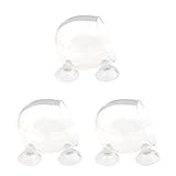 Baoblaze ３タイプ選べる　植物ガラスポット　水生植物クリスタルガラスポット　コレクション　イデアガラス - ３個