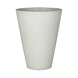 ホワイエ リサイクルプラスチック SK円錐ロングポットM ミルキー25.5xH32.5 3d50028ML