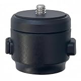 YAAAM 1/4インチネジ GoPro互換用マウント 変換アダプタ (黒（プラスチック）, 30mmクイック（1/4）)