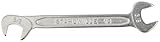 Stahlwille 12A-3/8 Steel Small Double Open Ended Electric Spanner 3/8 Diameter 105mm Length 21mm Wid