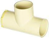 King Brothers Inc. RCR-313-S 1-Inch by 1/2-Inch by 1-Inch Solvent PXL CPVC Reducing Tee, Tan [並行輸入品]