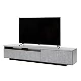 LOWYA ロウヤ テレビボード テレビ台 国産 TV台 ローボード 50型 180cm モルタルグレー