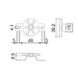 LIXIL メンテナンス部品 振れ止め車( 玄関引戸用)[L1Y88] *製品色・形状等仕様変更になる場合があります*