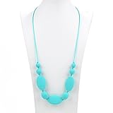 Consider It Maid Silicone Teething Necklace for Mom to Wear - FREE E-BOOK - BPA FREE and FDA Approve