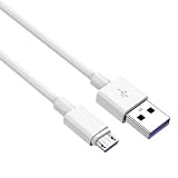 リタプロショップ® 5A急速充電 microUSB 充電ケーブル 1m ホワイト micro USB マイクロUSB Android アンドロイド