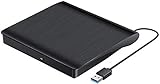 Blingco 外付けＤＶＤドライブ　USB3.0　ポータブルドライブ　DVDプレイヤー　CD/DVD読取 書込 DVD±RW CD-RW 　Windows/Mac 両対応　高速　静音　超スリム　ブラック