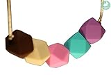 Silicone Necklace, Baby Safe, Great for Nursing, Teething and Sensory, Jewelry for Moms by Blue Rabb