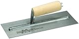 MARSHALLTOWN The Premier Line MX1 11-Inch by 4-1/2-Inch Finishing Trowel with Straight Wood Handle [