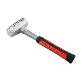 SK11 ファイバーグラス柄 石頭槌 石頭ハンマー ゴムグリップ 1.3Kg