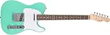 Squier by Fender スクワイヤー エレキギター Debut Collection™ Telecaster®, Laurel Fingerboard, White Pickguard, Sea Foam Green ソフトケース付き
