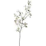 asca 造花 花水木 ホワイト 花数:24 A-32374-001