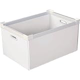 KUNIMORI プラダン NSコンテナ 75L(SWコーナー)ホワイト 78500-NS75L-WH