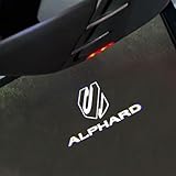 新型 アルファード40系30系20系 カーテシランプ LED カーテシライ レーザーロゴ付き for Alphard 30系40系20系ドアウェルカムライト 専用 純正交換 高輝度 アクセサリー ドアランプ 明るさアップ 取付工具付き 運転席用&助手席用 2個セット