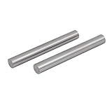 uxcell 旋盤丸棒 HSS材料 旋盤ツール マシングルービングツール ストレートロッドバー 2個入り