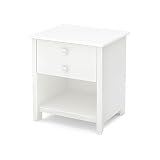 South Shore Little Smileys 1-Drawer Nightstand, Pure White [並行輸入品]