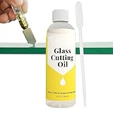 ガラスカッターオイル、ガラスカッター用切削油 - ガラス切削油ガラスドリルビット液 - 120ml、タイル、ガラス切削工具用多機能カッターツール液の塗布が簡単