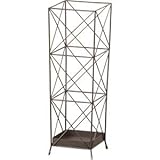 傘立て/アンブレラスタンド アイアン スリム (インテリア小物) AKB-406BR ブラウン