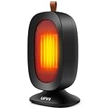 zenirun セラミックヒーター 小型 電気ストーブ 800W 省エネ 2段階設定 速暖 足元ヒーター 転倒OFF コンパクト PSE適合品