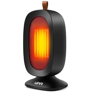 zenirun セラミックヒーター 小型 電気ストーブ 800W 省エネ 2段階設定 速暖 足元ヒーター 転倒OFF コンパクト PSE適合品