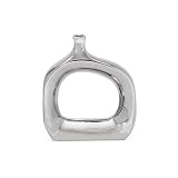 Torre & Tagus 900496 Wide Open Vase, Chrome by Torre & Tagus